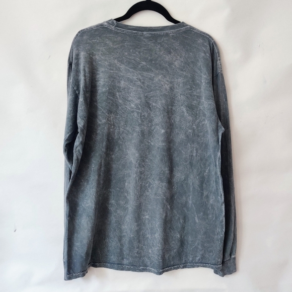 AC/DC 'Blow Up Your Video' Tour T-Shirt L Gray Stonewashed Long Sleeve Mens - Picture 2 of 8